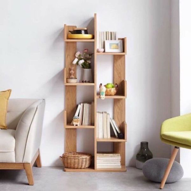 Kệ sách hình xương rồng, kệ sách gỗ hình cây