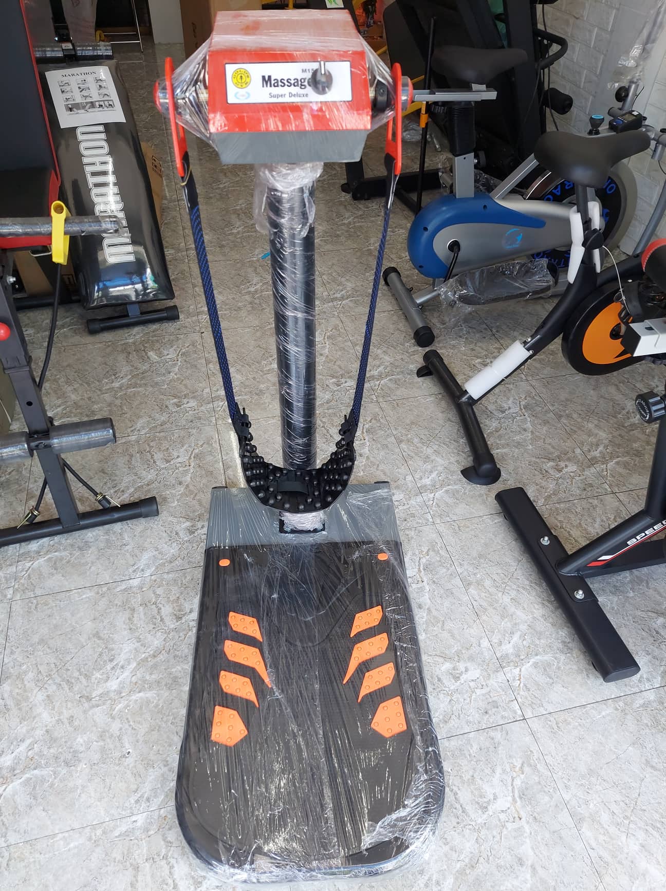 Máy massage giảm mỡ bụng ht-pr15 công suất lớn rung mạnh giúp giảm mỡ bụng nhanh hiệu quả - máy đánh bụng đứng hàng chất lượng - chuyên dùng cho phòng gym và gia đình