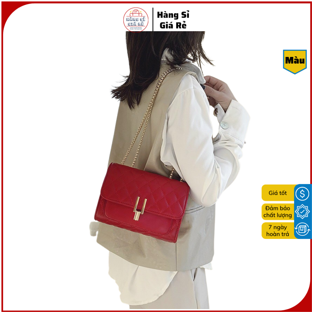 [HCM]⚡ GIẢM GIÁ CÒN 99K ⚡ TÚI XÁCH NỮ ĐEO CHÉO - Túi Da CK Phối Xích Quảng Châu Cao Cấp Siêu Đẹp Giá Rẻ