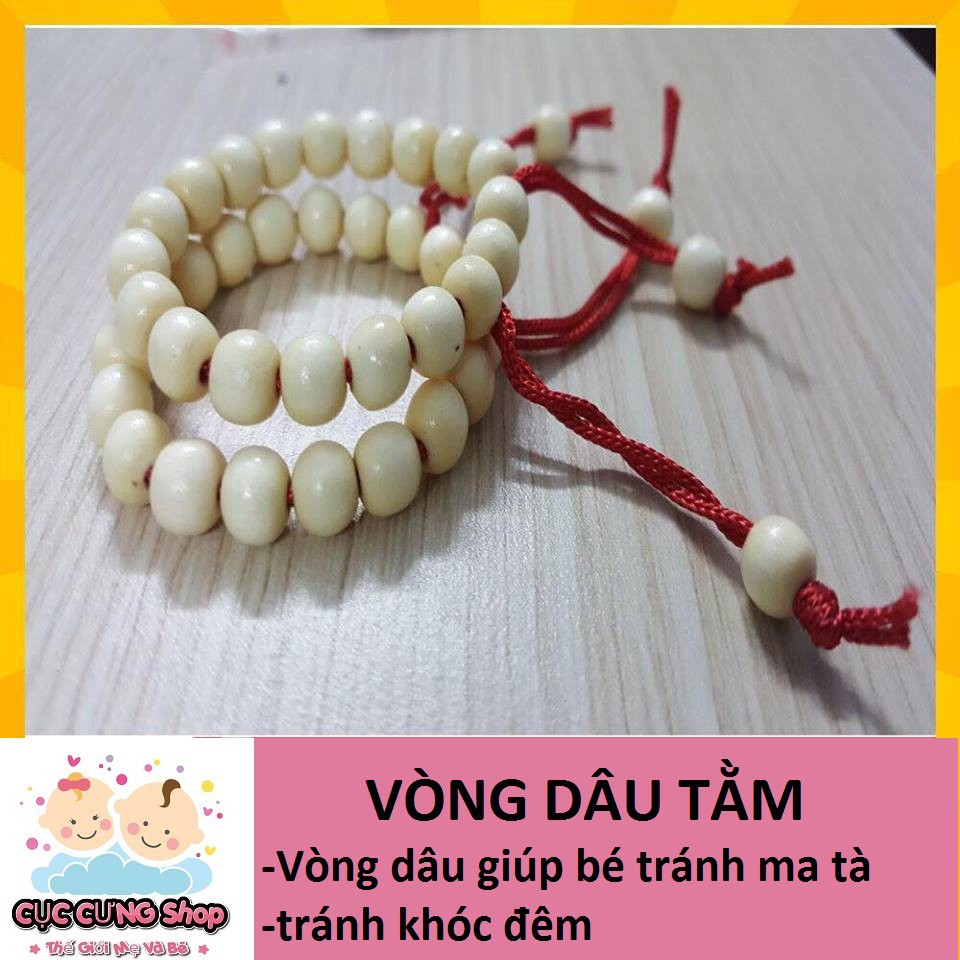 Vòng dâu tằm đeo tay, chân cho bé