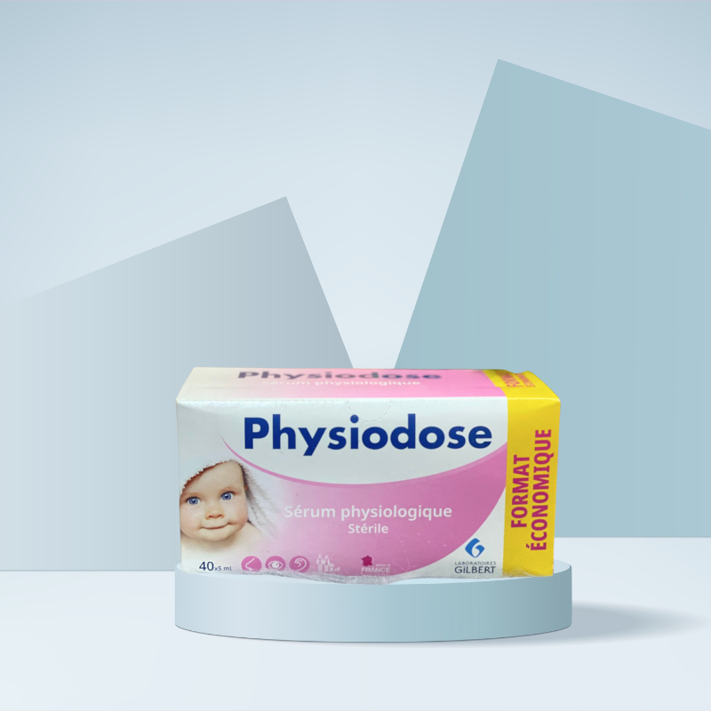 Nước Muối Sinh Lý Gibert Physiologique Màu Hồng 40 Ống