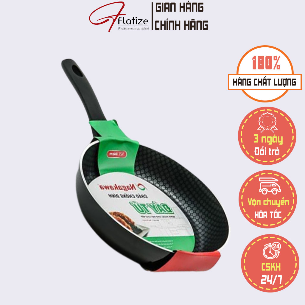 Chảo chống dính đáy từ Nagakawa, chảo cao cấp, chảo mini, chảo bếp từ, chảo đá