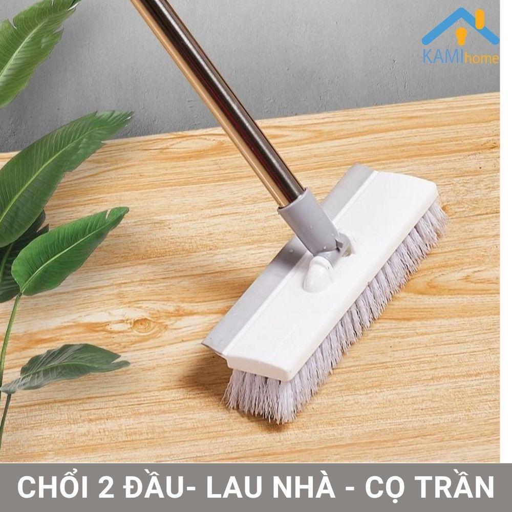 Chổi 2 đầu cọ sàn nhà tắm và trần - tường - kính mã 70070