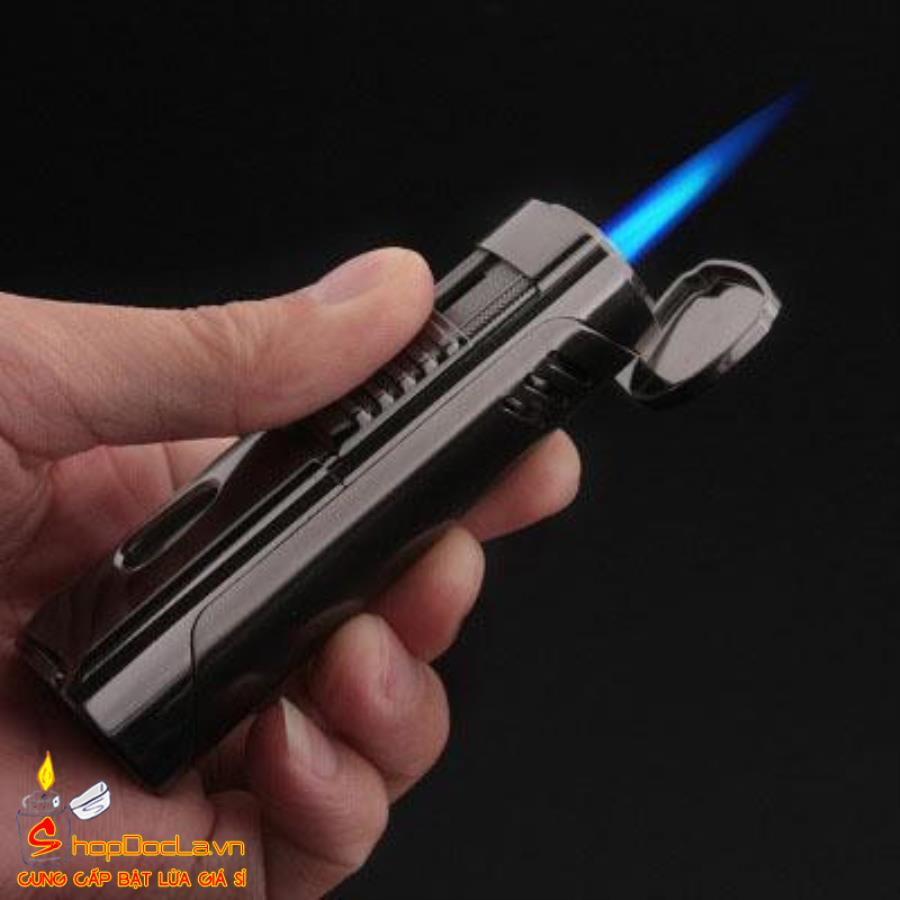 Bật Lửa Khò Xì Gà Jobon 1 Tia Lửa Lớn Sang Trọng ZB 990 Kèm Đục