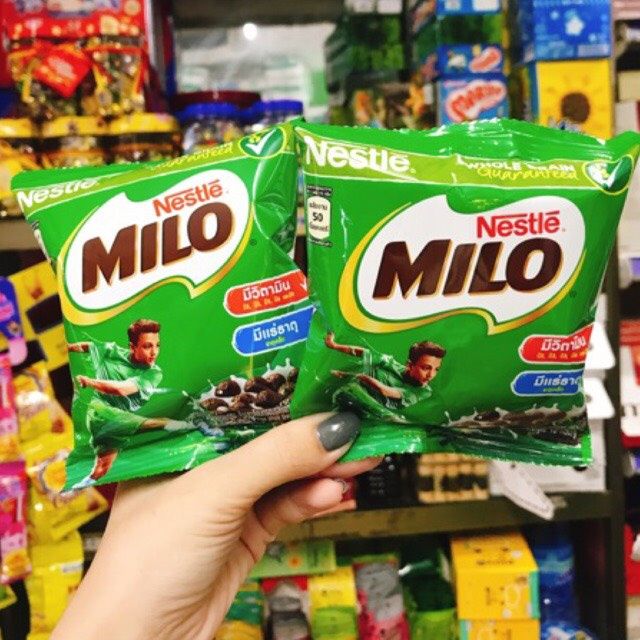 LỐC 13 GÓI Snack ngũ cốc ăn sáng Milo Nestle Thái Lan - đồ ăn vặt Thailand