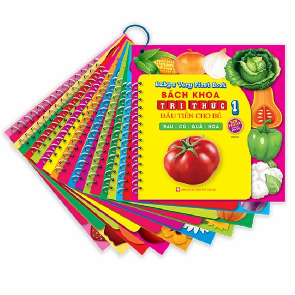 Sách - bách khoa tri thức đầu tiên cho bé rau-củ-quả-hoa - bộ sâu 10 cuốn