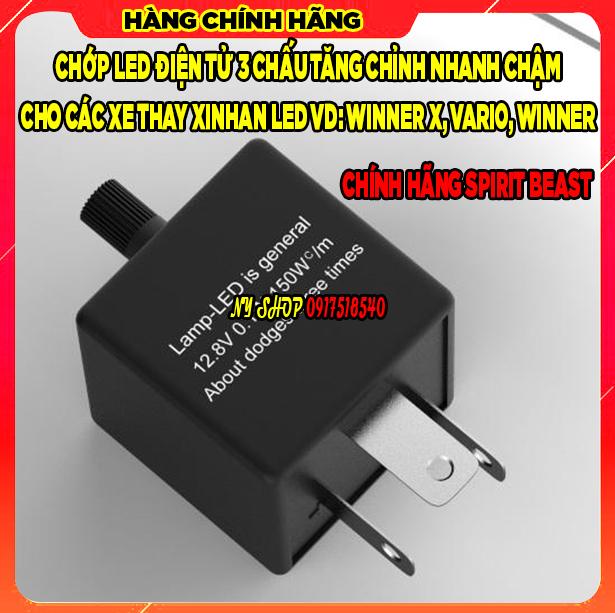 ROLE CHỚP ĐIỆN TỬ 3 CHÂN SPIRIT BEAST CHO WINNER, WINNER X, VARIO, CBR 150.... LOẠI 1