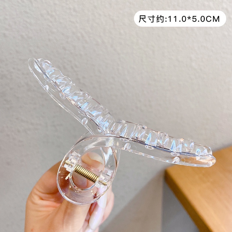 Kẹp tóc càng cua NOVSET kẹp tóc hàn quốc đẹp thiết kế kiểu dáng nhựa nhám có chọn màu Mã #KT_16881