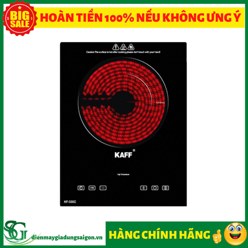 Bếp hồng ngoại âm đơn kaff-330c