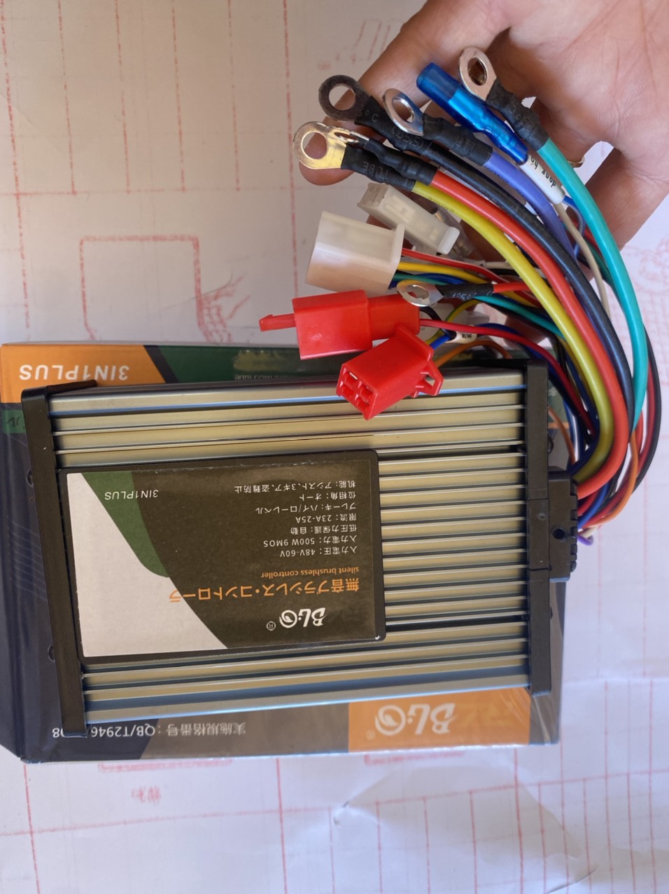 Ic điều tốc 48v-60v 500w có tích hợp chế độ lùi xe