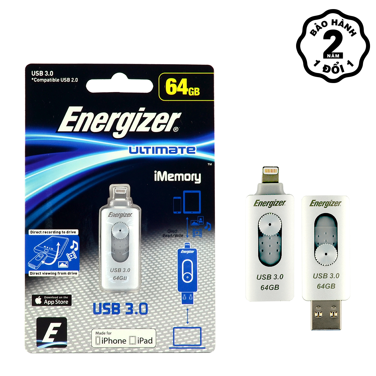 Usb energizer lightning otg ultimate 64gb fotl3u064r