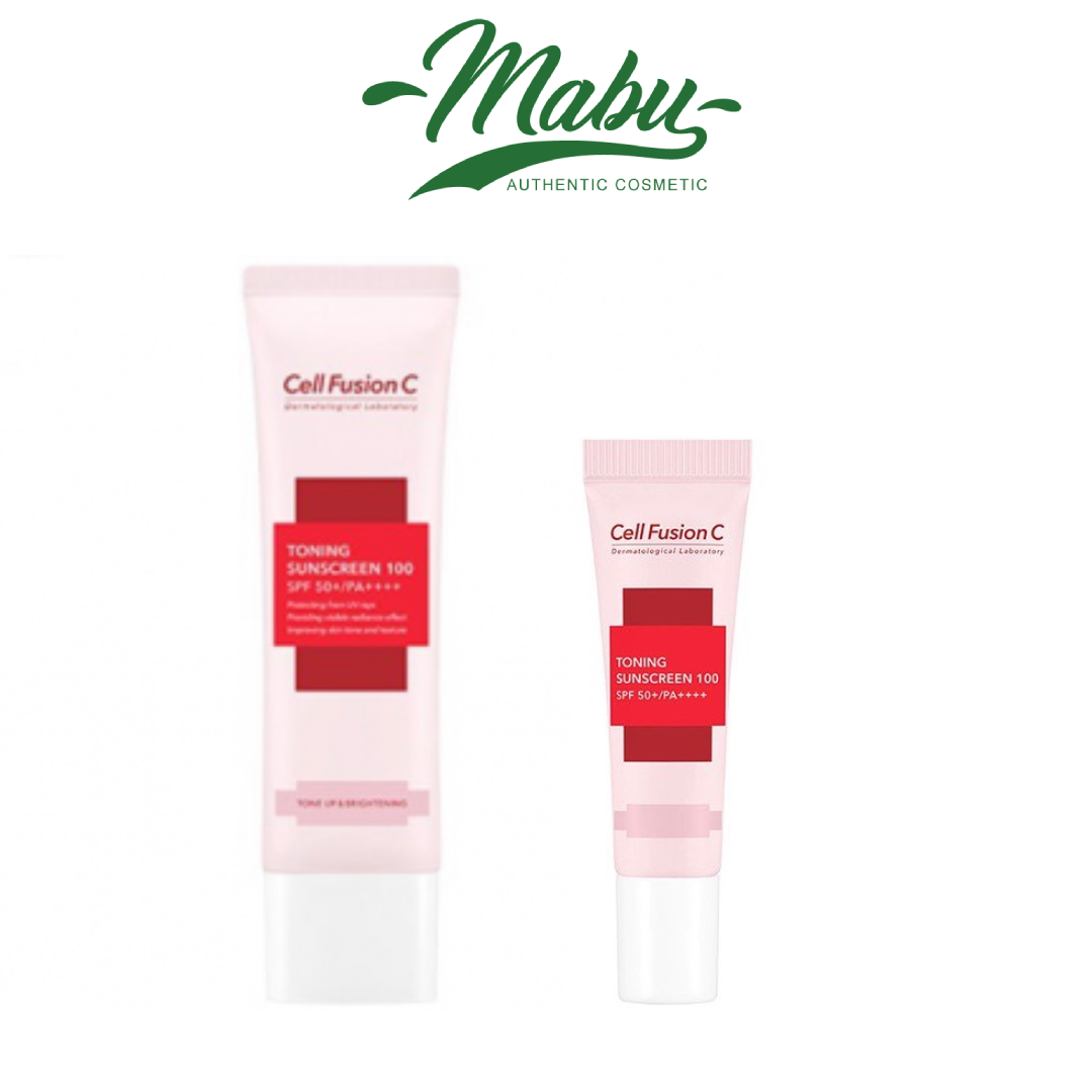 Kem Chống Nắng Cell Fusion C Toning Sunscreen 100 SPF50+/ PA++++ (Màu hồng)