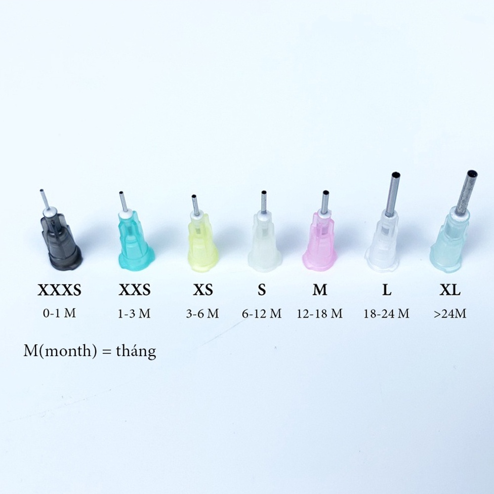 Dập lỗ đục lỗ núm ti cho bé đủ size xxxs, xxs, xs, s, m, l, xl