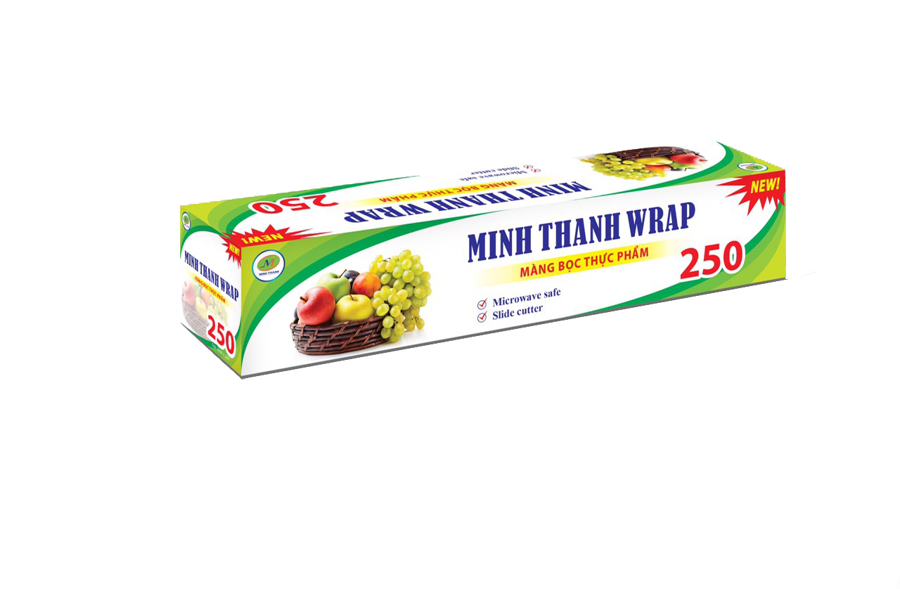Hộp màng bọc thực phẩm minh thành 250gr