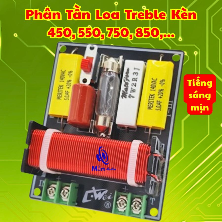 Mạch phân tần loa Treble chuyên nghiệp, công suất lớn, lọc tần số chuẩn, sân khấu, gia đình, 1 mạch