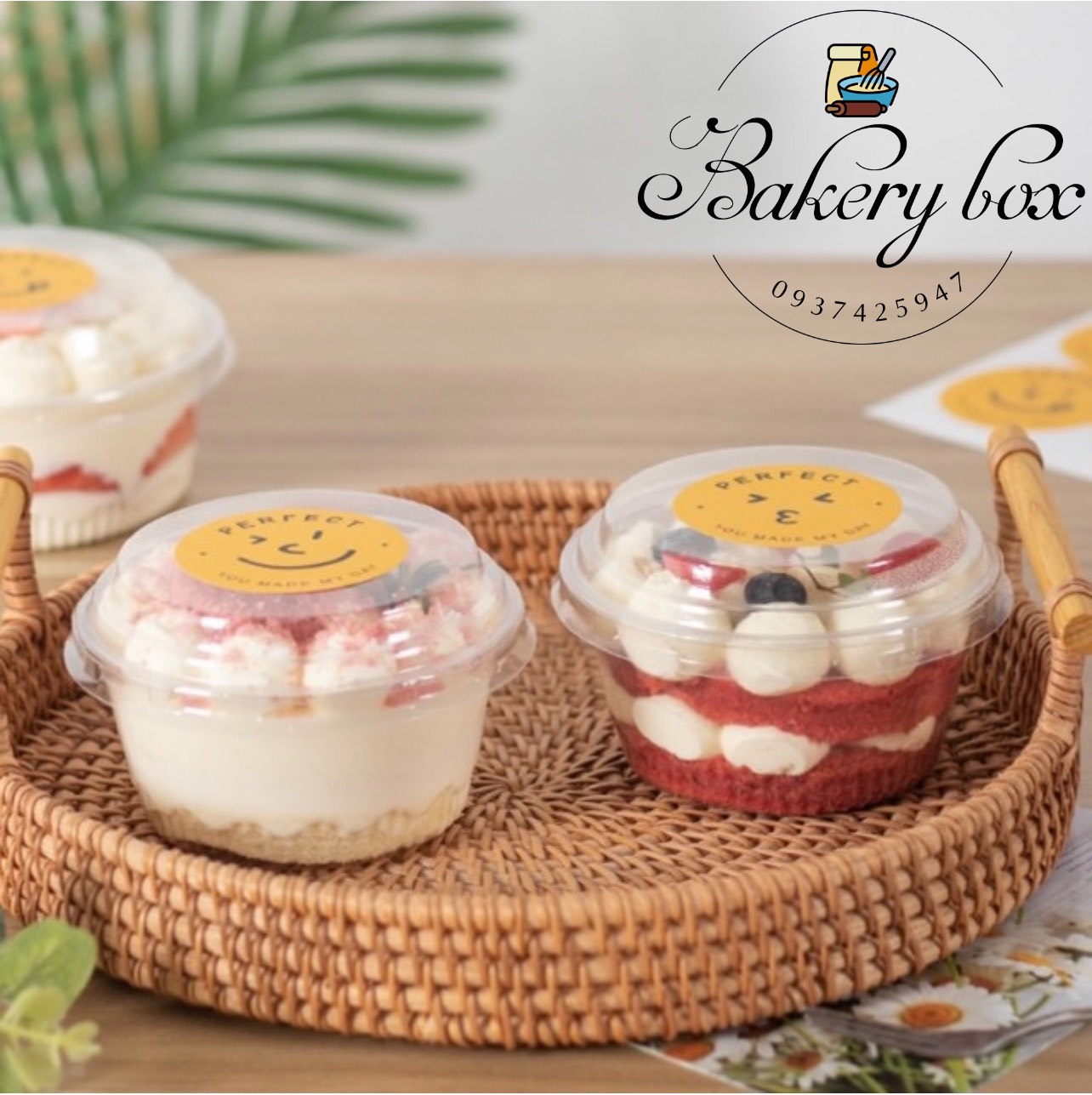 100 hộp xy581 đựng bánh lạnh - tiramisu - rau câu - pudding - kem tươi - sữa chua - tàu hủ lạnh