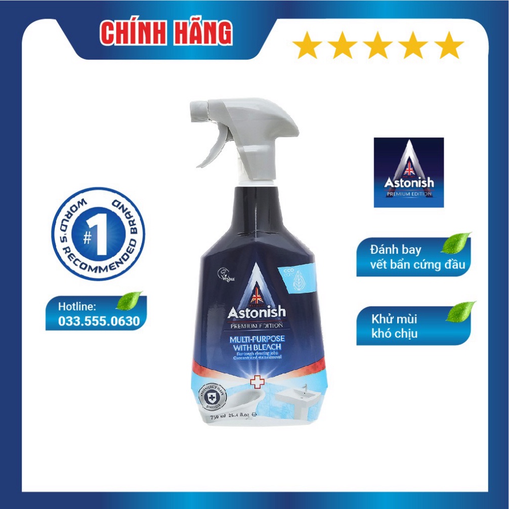 Nước tẩy rửa nhà vệ sinh astonish c6780 100% nhập uk 750ml