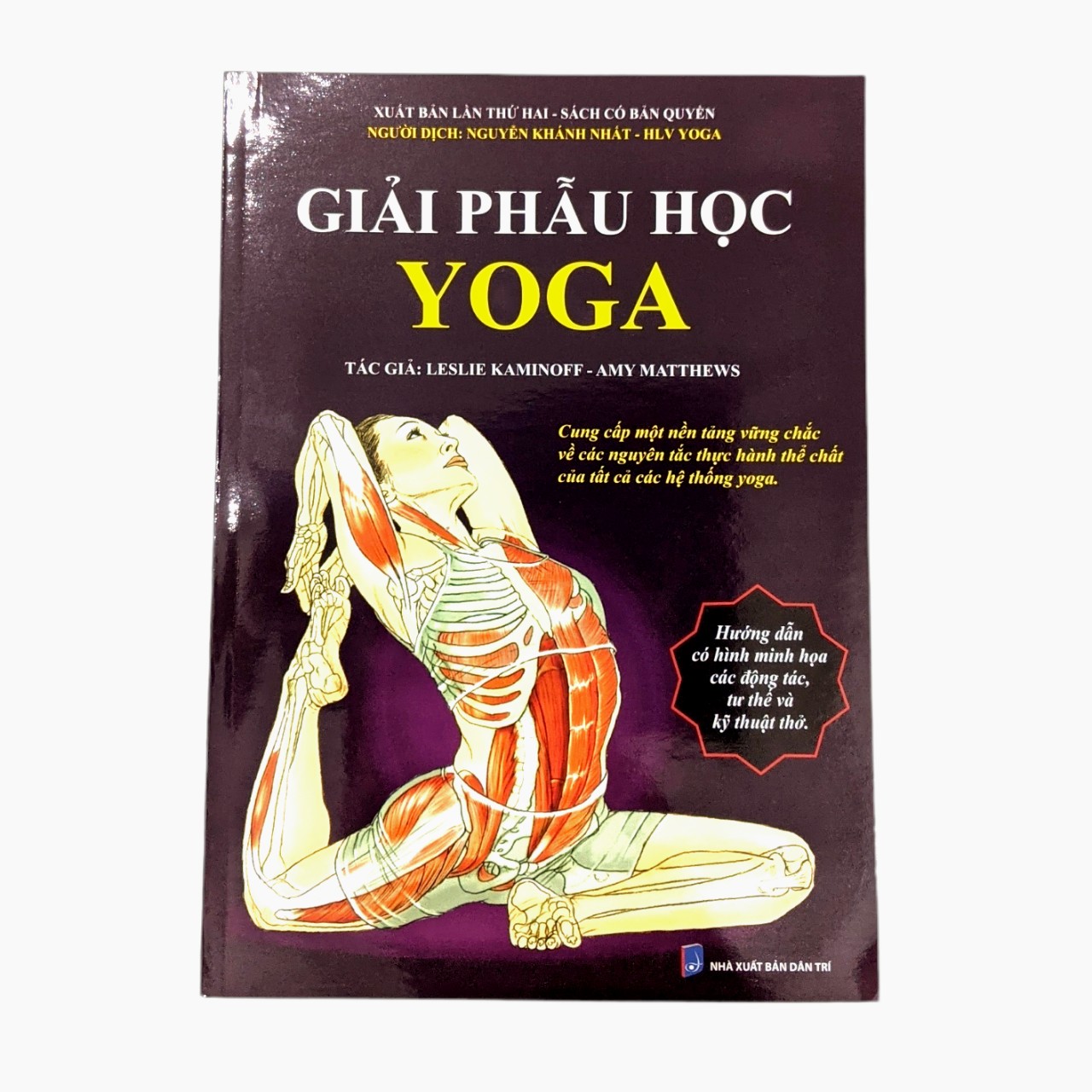Giải Phẫu YogaTiếng Việt - Có hình minh họa, bán chạy nhất các đầu sản phẩm chuyên về Yoga- gym