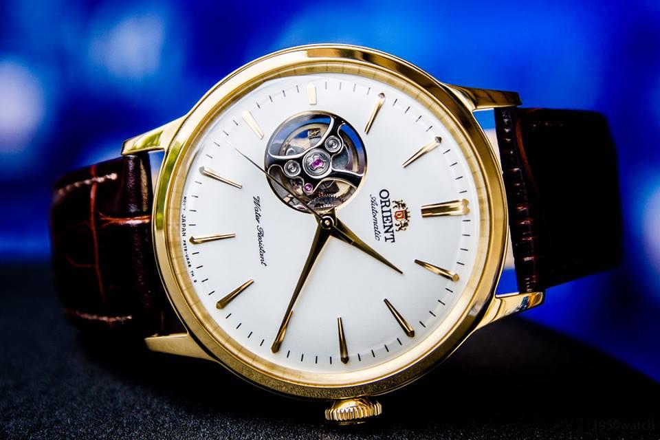 Đồng hồ orient bambino open heart ra-ag0003s10b