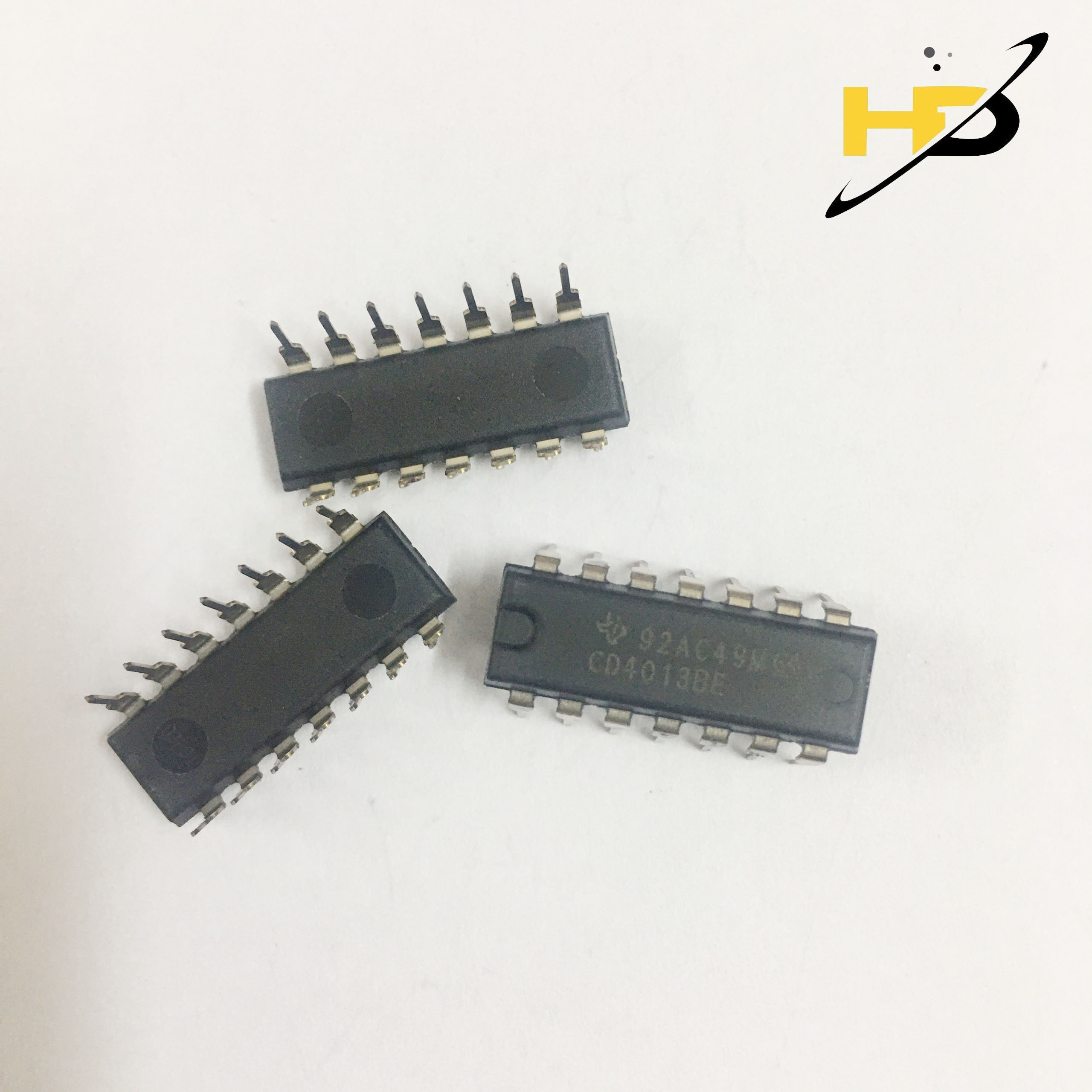 Bộ 3 con ic logic cd4013be, linh kiện 4013-dip14, chất lượng