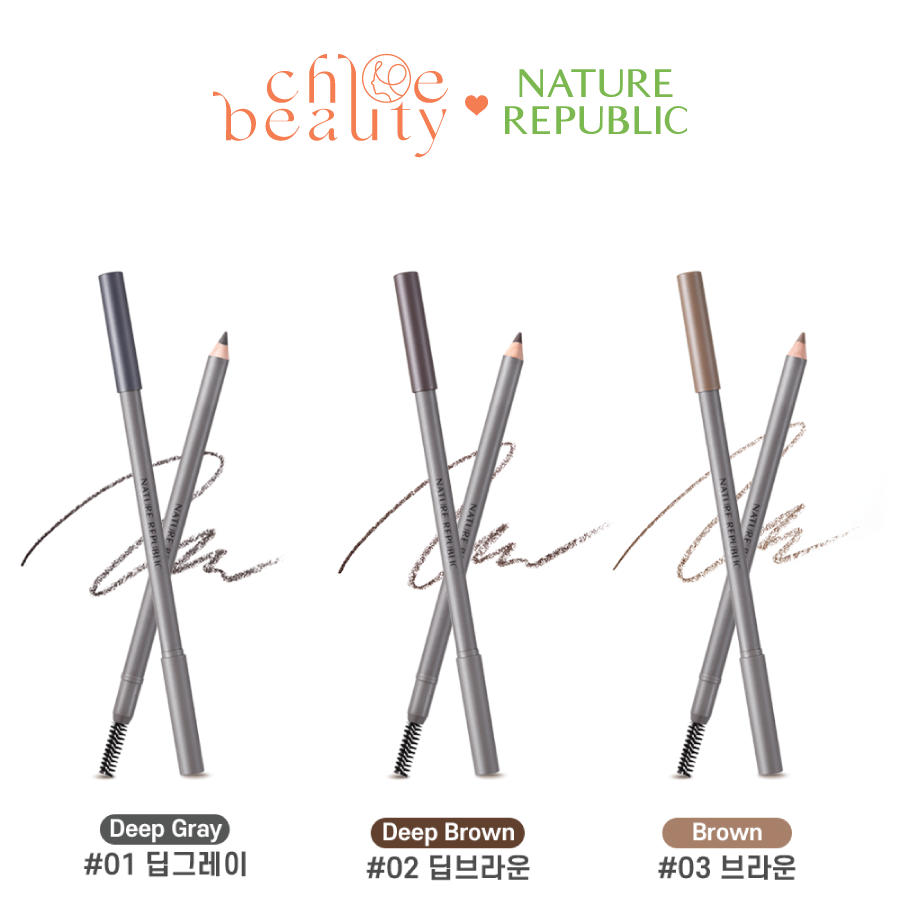 Chì kẻ mày đầu gọt nature republic botanical wood eyebrow 1.6g