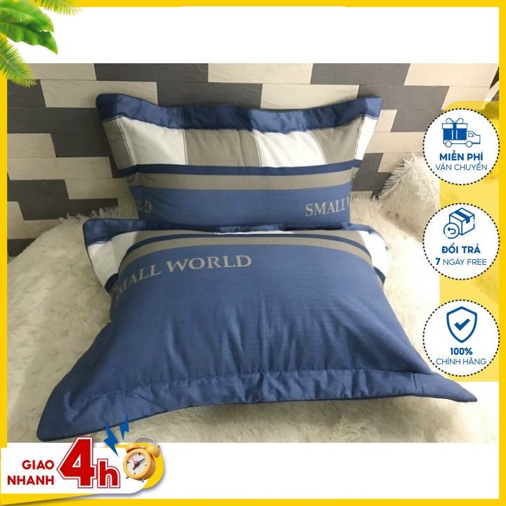 Vỏ gối áo gối cotton size 50x70cm / 40x60cm -1 vỏ gối cotton, ao goi, vo goi
