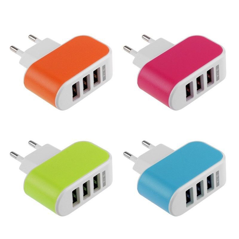 Cốc sạc 3 cổng usb