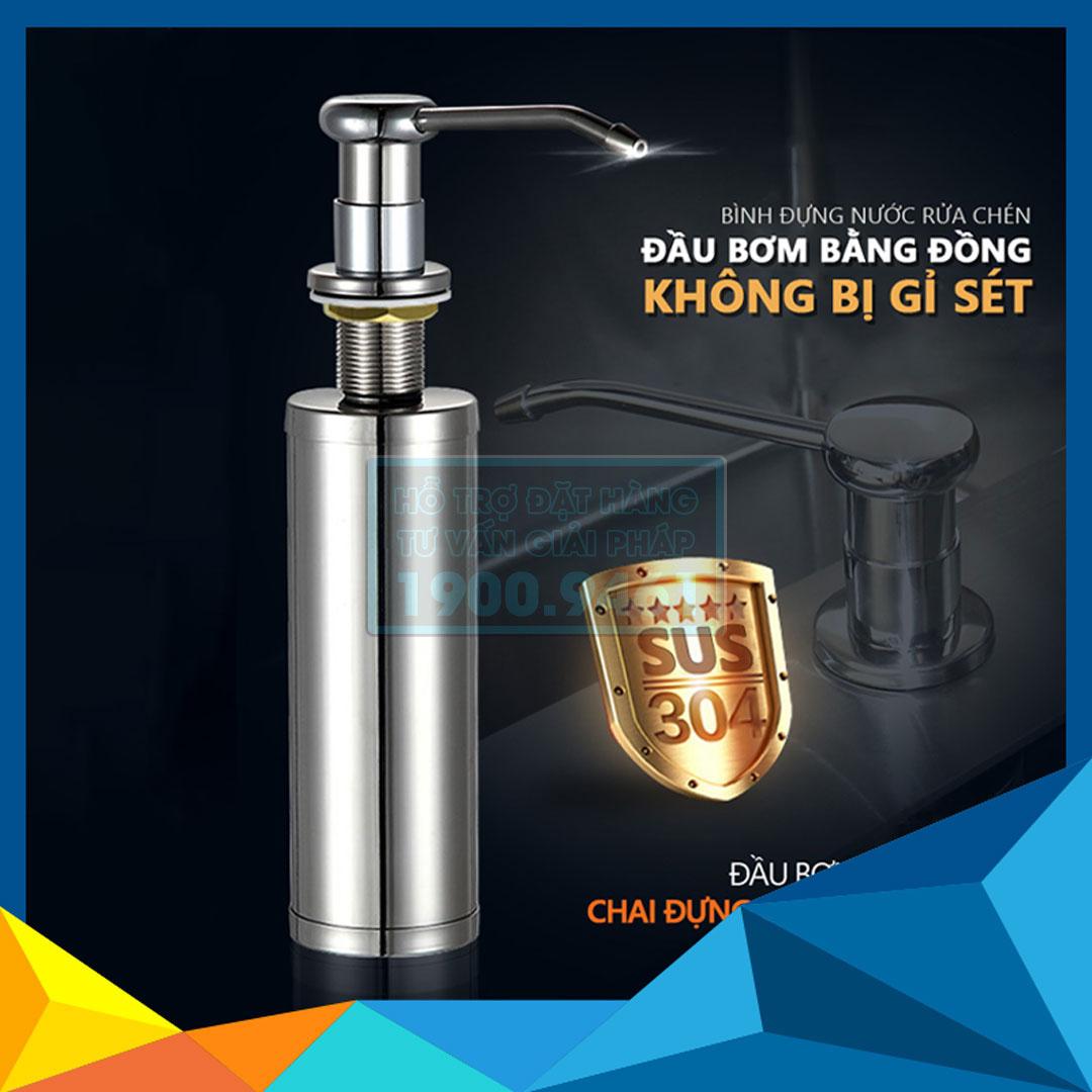 Bình đựng nước rửa chén Inox 9077