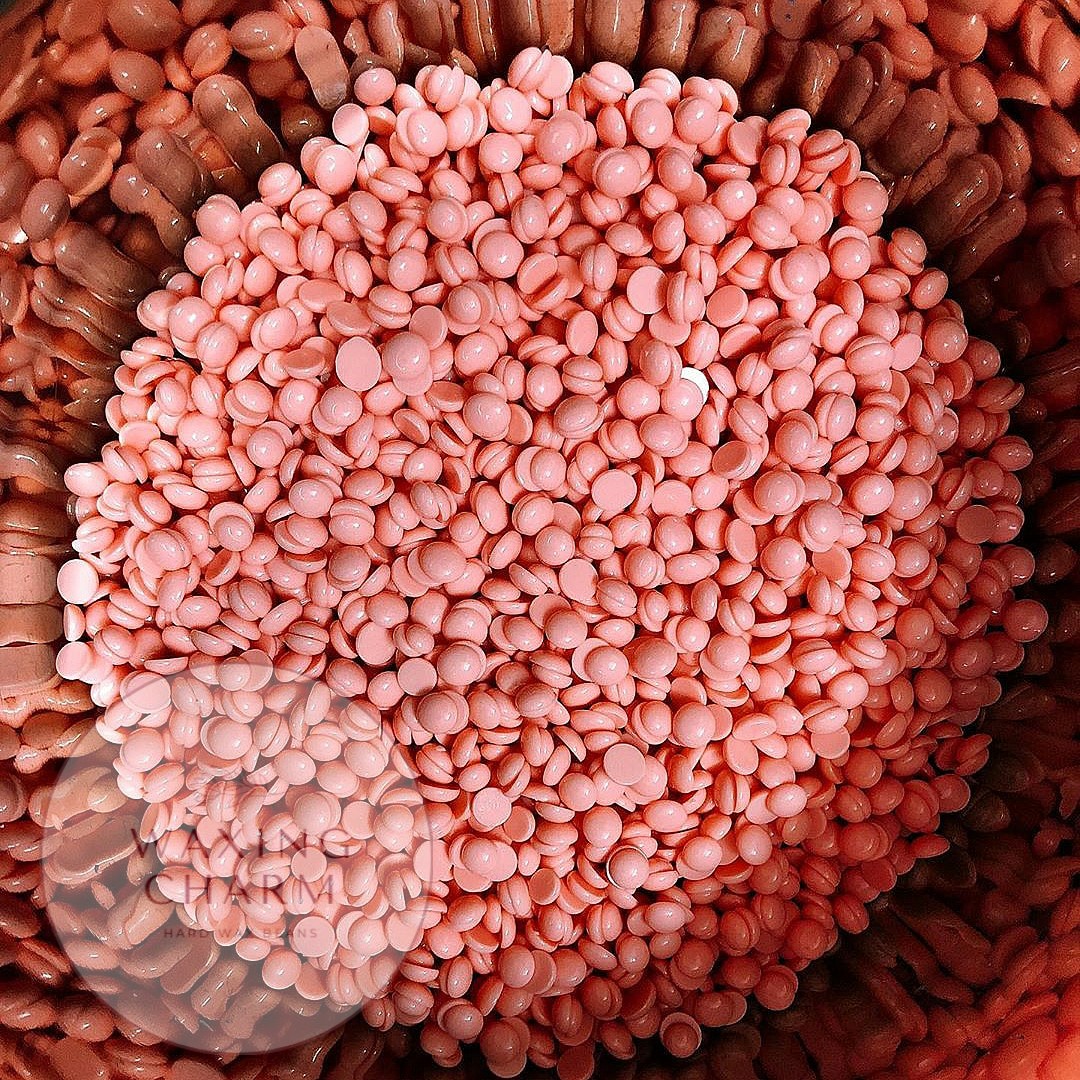 Sáp Wax lông nóng Hard Wax Beans 100g Rose ( tặng que và bao tay)