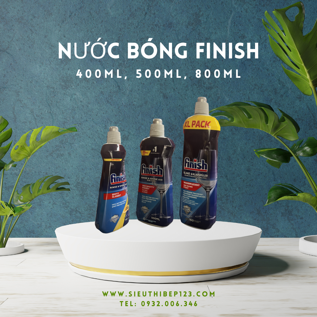 Nước làm bóng finish 400 ml, 500ml, 800ml, nhập khẩu châu âu