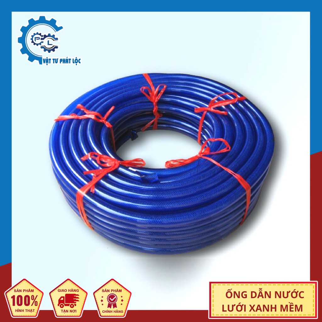 Ống dẫn nước lưới xanh mềm phi 16mm, 20mm - dùng để bơm nước, phun nước phục vụ cho gia đình và công trình
