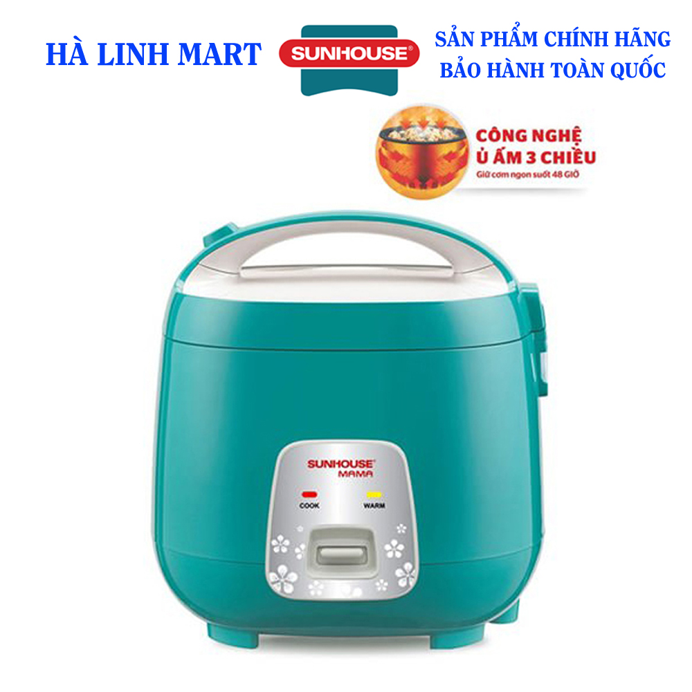Nồi cơm điện 1.8l sunhouse mama shd8652 - công suất 750w, bảo hành 24 tháng