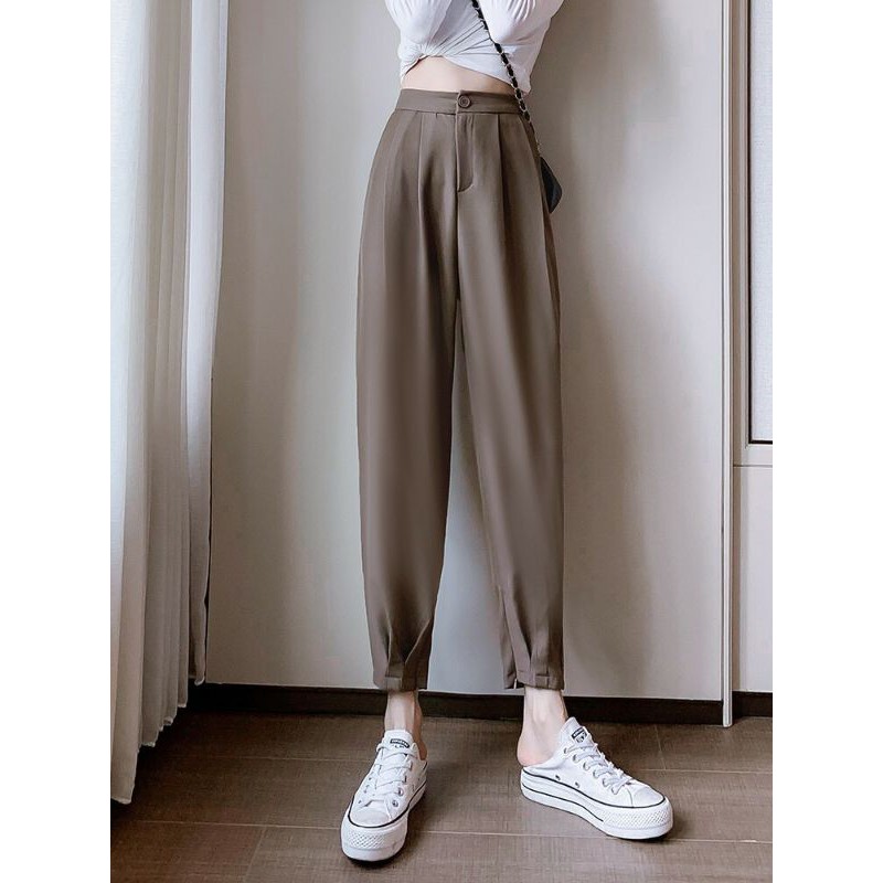 Quần baggy nữ, quần bom khóa gấu