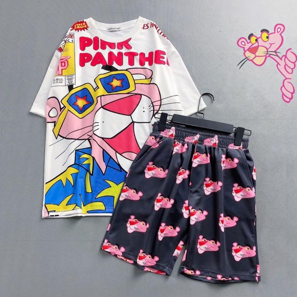Áo phông Pink Panther Báo Hồng Unisex