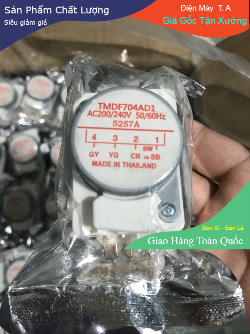 Đồng hồ thời gian tủ lạnh - hàng thái loại sịn / timer tủ lạnh 704 thái loại sịn