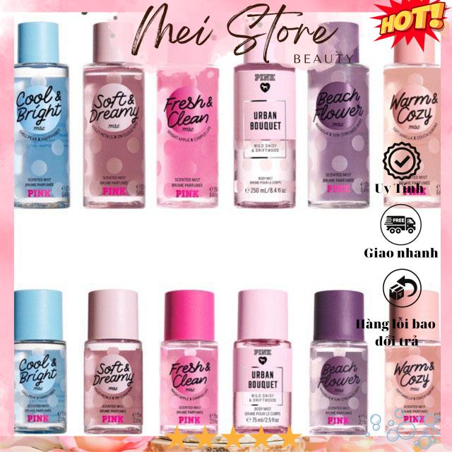 Xịt thơm body mist pink victoria secret dòng mới nhất - 250ml