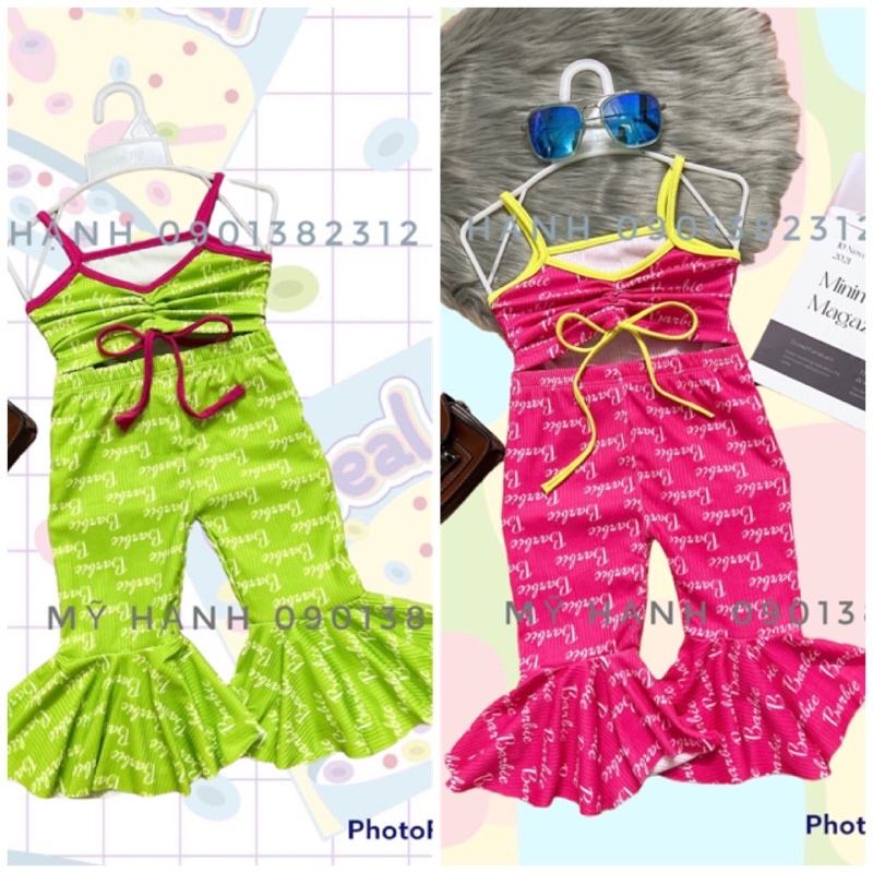 Set bộ búp bê + quần ống loe cho bé