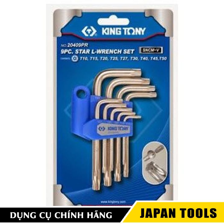 Bộ lục giác hoa thị kingtony 20409pr | japan tools