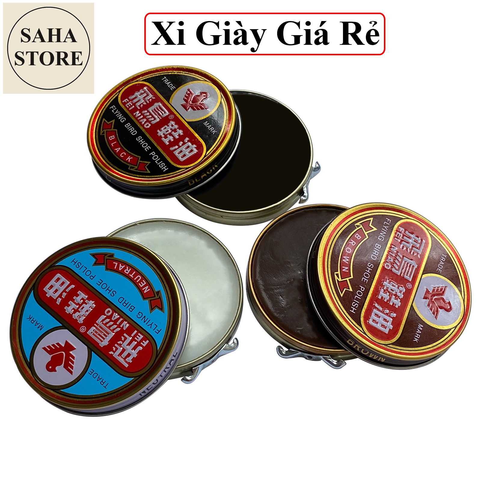 Xi đánh giày đen nâu trắng SAHA904 chữa bong tróc xước hỏng giầy túi ví da 