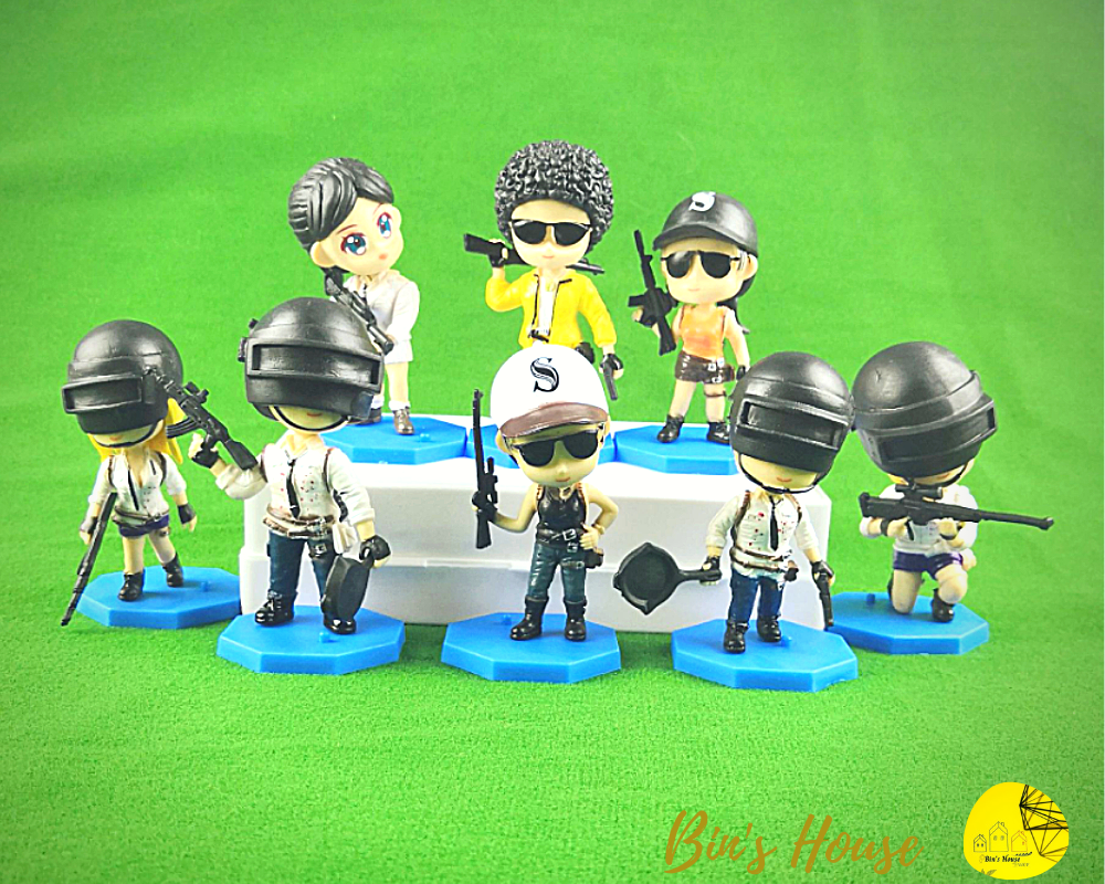 [Figure Anime] Bộ 8 mô hình chibi Pubg siêu cute  8 cm ( shop hỗ trợ gói quà miễn phí)