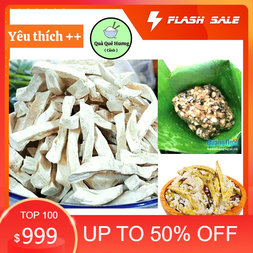 1KG khoai lang khô khoai xéo 100% nguyên liệu nhà trồng Phơi khô dưới nắng