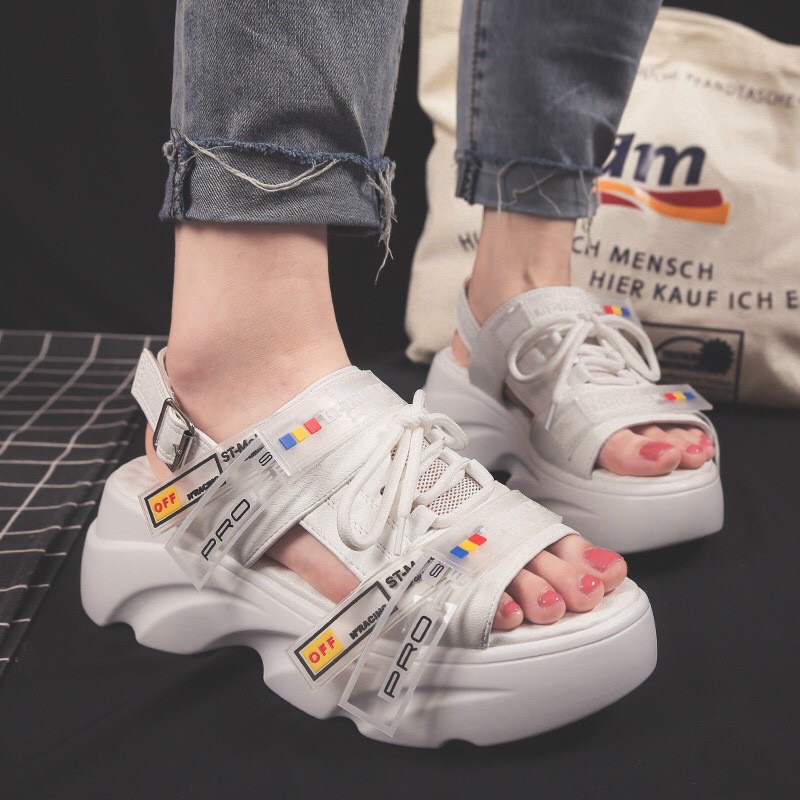 Sandal đế bánh mì cao 7cm siêu hot (còn size 37,38 xả kho)