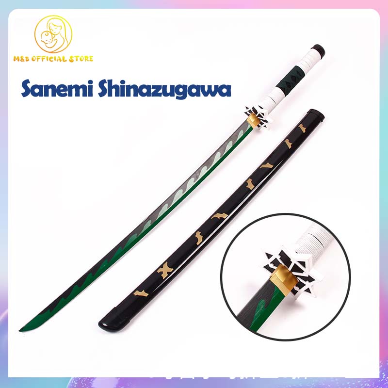 Mô hình kiếm gỗ 104CM Tanjiro Zenitsu rengoku Mô hình kiếm Đạo cụ Cosplay kiếm gỗ