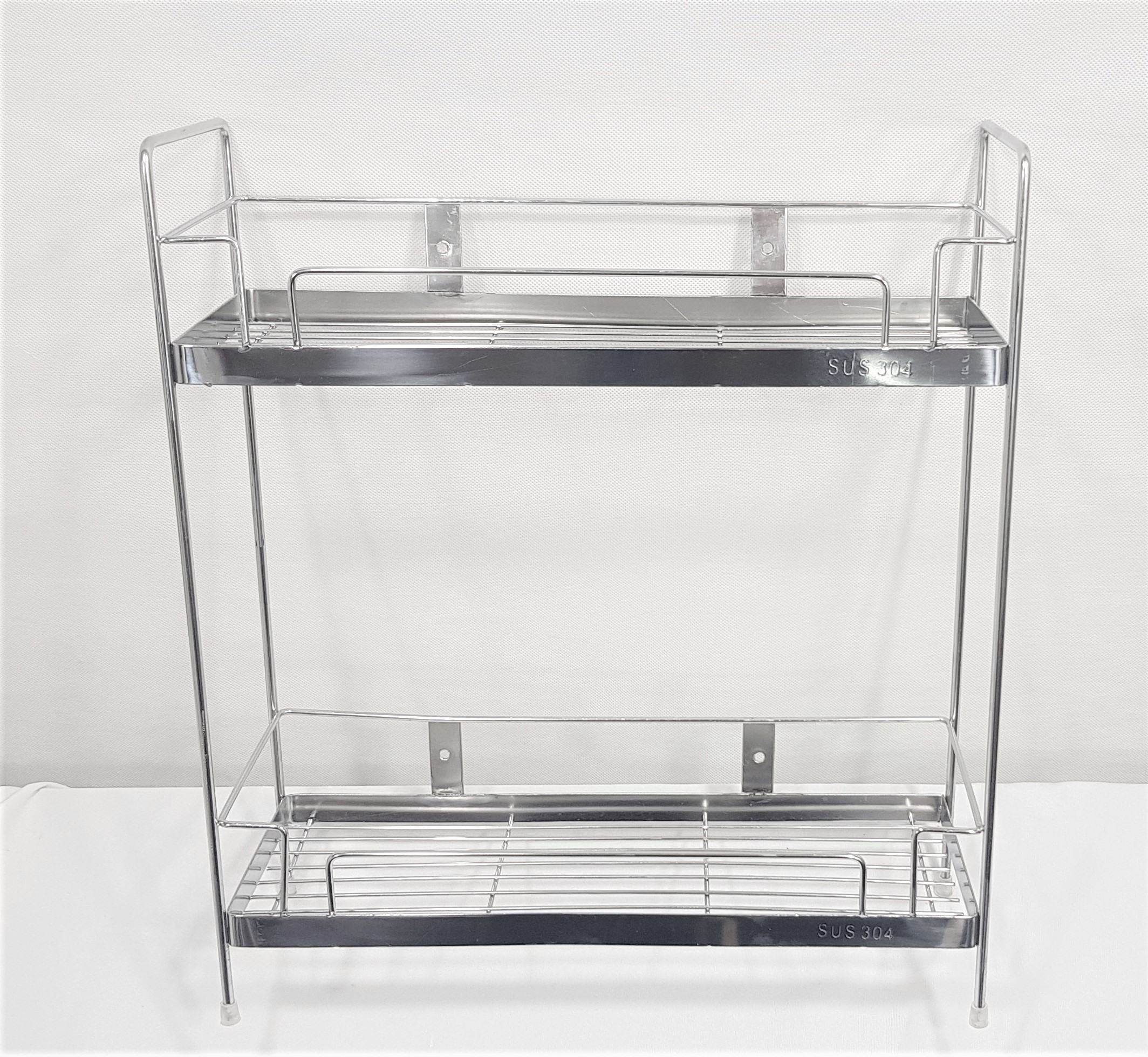 Kệ để gia vị 2 tầng inox 304 cao cấp