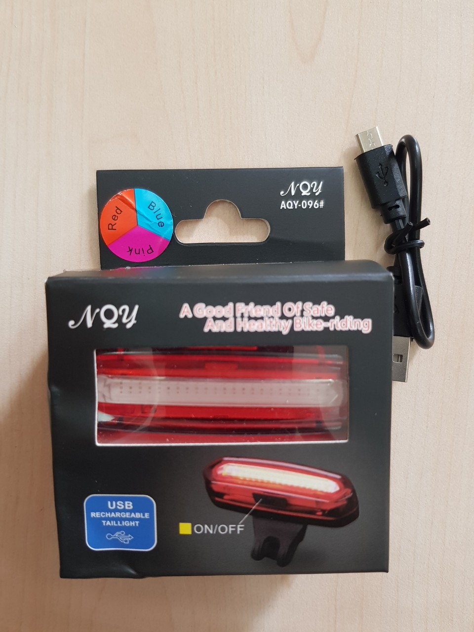 Đèn led hậu xe đạp aqy-096