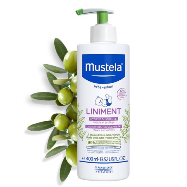 Mustela Liniment Sữa Dưỡng Chống Hăm 400Ml