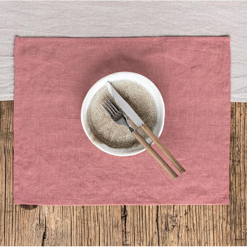 Tấm lót dĩa ăn bằng vải linen