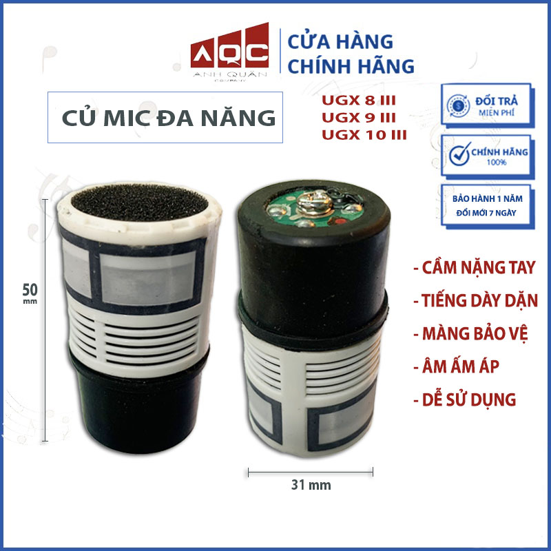 Củ mic đa năng dùng thay thế củ micro mic ugx8 ii ugx 9 ii ugx10 ii và các loại micro sử dụng dòng micro cùng cỡ