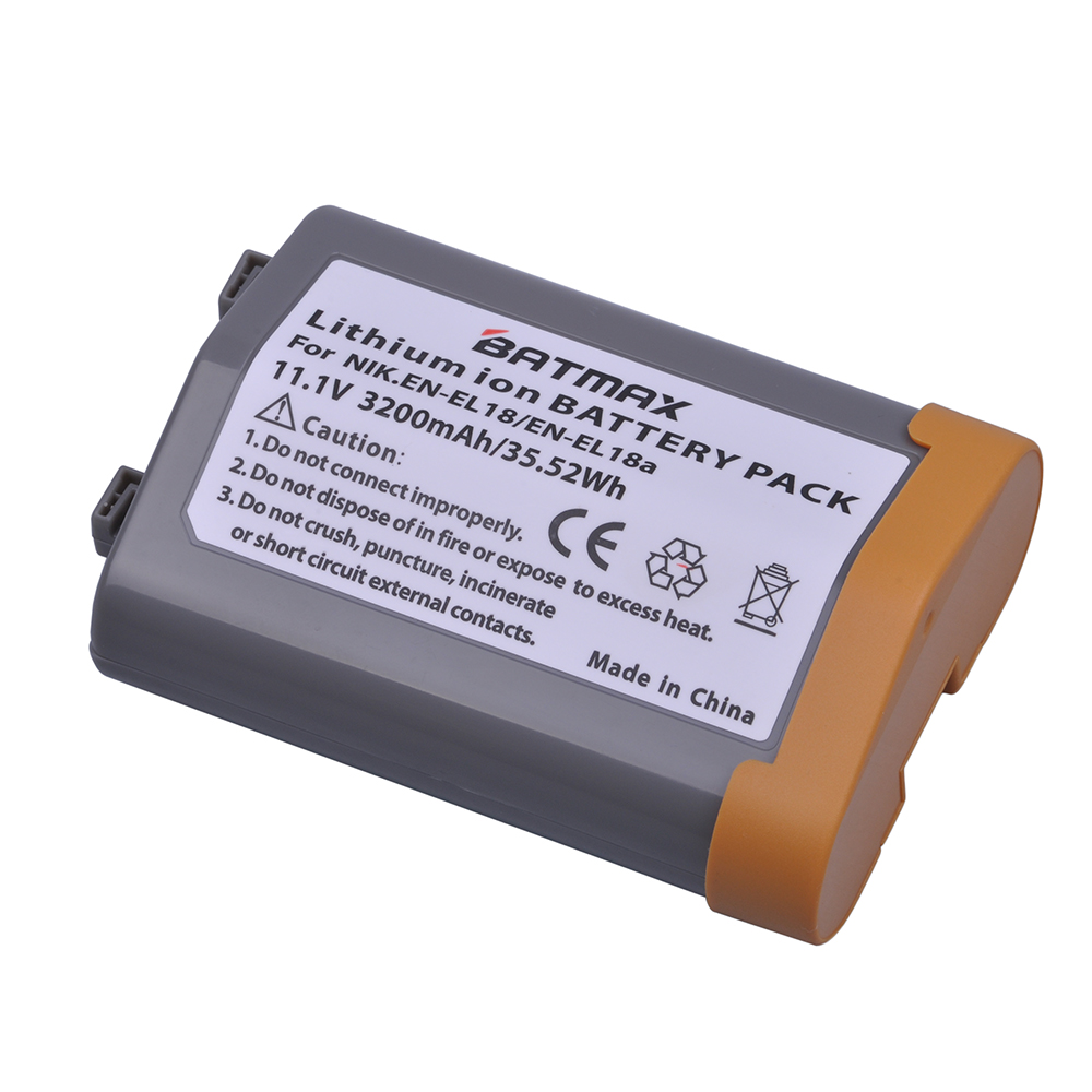 Pin máy ảnh batmax en el18 1 pin máy ảnh enel18 trong el18 cho máy ảnh nikon d4, d4s, d5 en-el18 nikon, d800, d800e