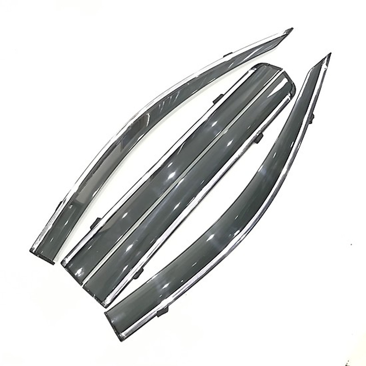 Bộ Vè Che Mưa Viền Chỉ Mạ Crom Dành Xe Toyota Innova 2016-2020